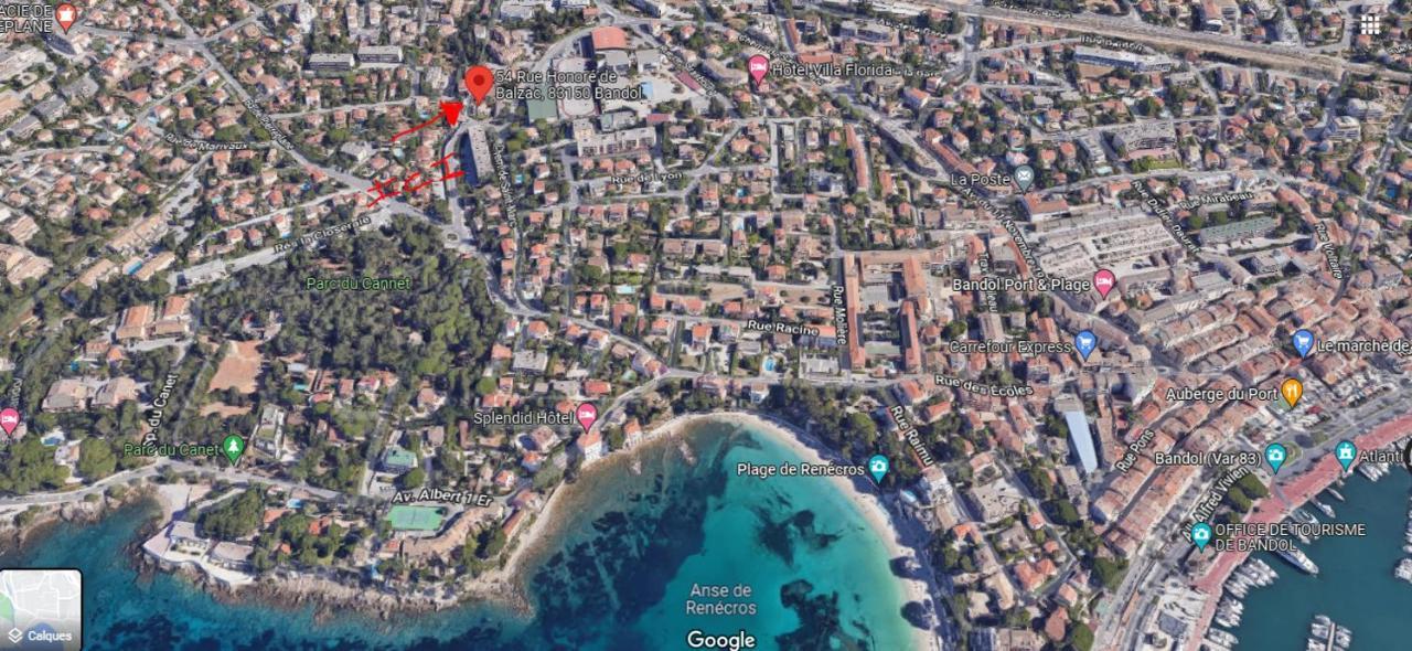 T2 30 M2 Avec Jardin Proche Des Plages Bandol Exterior foto